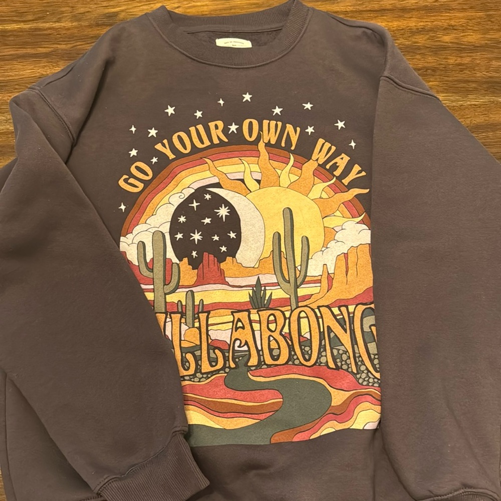 Billabong NWT Go Your Own Way Sweatshirt